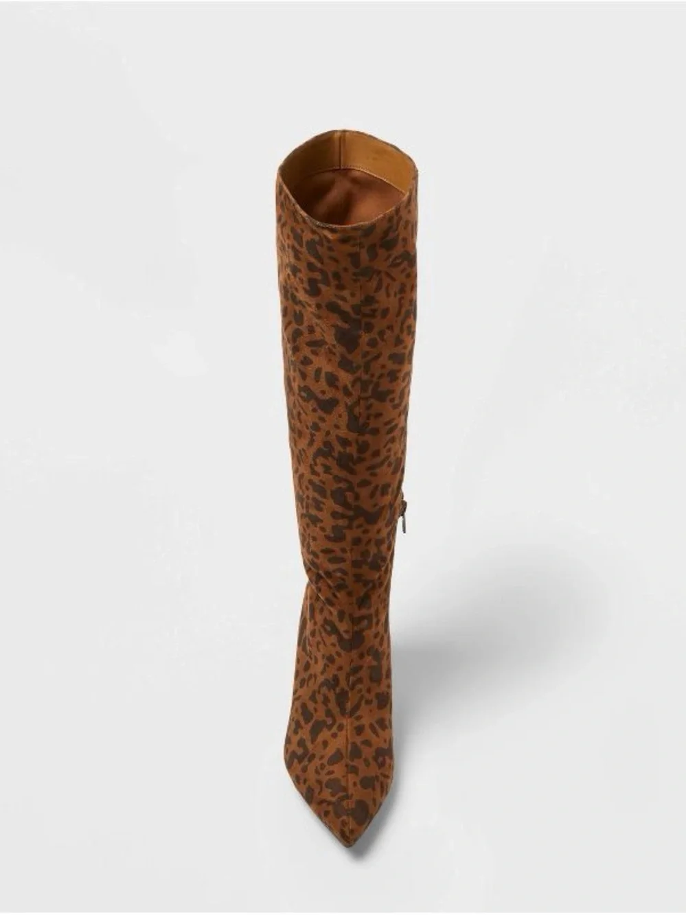 a new day Leopard-Print Over-the-Knee Boots in Brown